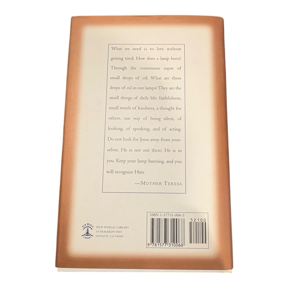 Mother Teresa No Greater Love‎ Hardcover 1997 with Dust Jacket - Picture 2 of 5